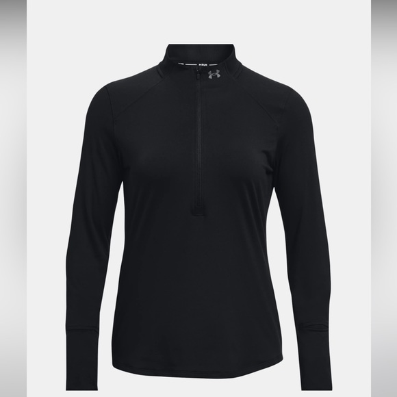 Women's UA Qualifier Run 2.0 ½ Zip Under Black Armour size Medium - Picture 2 of 10